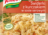 Fix Knorr Świderki z kurczakiem w sosie serowym - pyszny makaron z kurczakiem na ser(io)