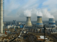 Blok 910 MW TAURON Wytwarzanie: chłodnia kominowa ostro w górę