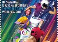 Poczta Polska wydaje znaczek z okazji Światowych Igrzysk Sportowych The World Games Wrocław 2017