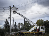 Energetycy TAURONA walczą ze skutkami huraganowego wiatru
