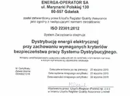 Ciągłość działania z międzynarodowym certyfikatem. ENERGA-Operator pierwszym OSD w Polsce