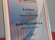 Bank Pocztowy laureatem nagrody gospodarczej rankingu „Lubię bo polskie 2018”