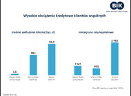 Wykres dnia BIK - Wysokie obciążenia kredytowe klientów wspólnych