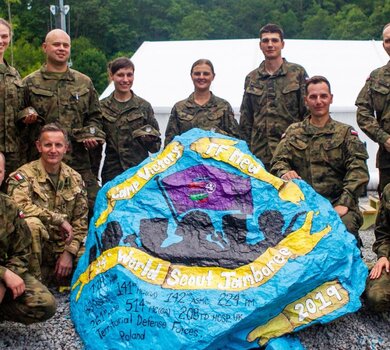 Terytorialsi zabezpieczający 24th World Scout Jamboree wrócili do kraju - 04.08.2019