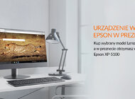 Komputery Lenovo Ideacentre All-in-One z urządzeniem wielofunkcyjnym Epson w prezencie 