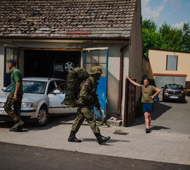 Szkolenie żołnierzy Wojsk Obrony Terytorialnej w SRO