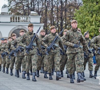 Uroczysta zmiana posterunku przy Grobie Nieznanego Żołnierza - 03.11.2019