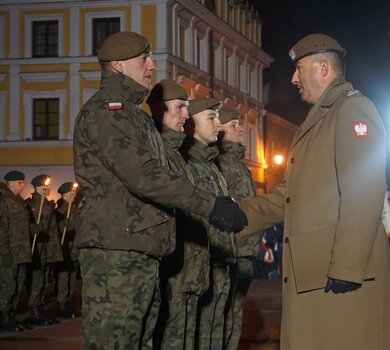 Promocja podoficerska lubelskich Terytorialsów w Zamościu