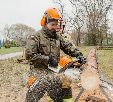 Żołnierze WOT szkolili się pod okiem strażaków