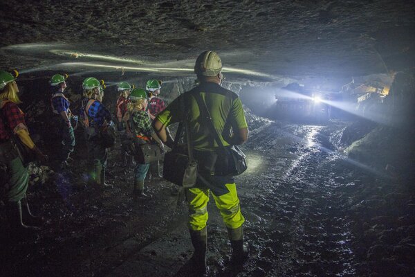 Pracownicy ZUS w kopalni ZG Rudna
