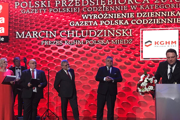 Polski Przedsiębiorca 2018 Gazety Polskiej Codzienne - Marcin Chludziński