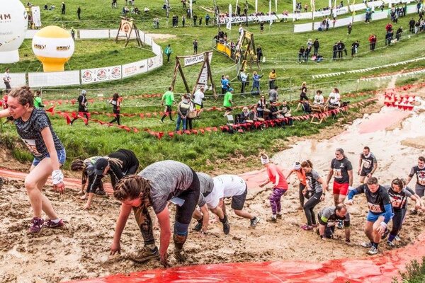 Crossowa Liga Biegowa - przeszkody na Crossie Straceńców