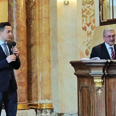 konferencja "Dziedzictwo geologiczno-kulturowe Ignacego Domeyki" - Julio Bravo Yubini, Ambasador Chi