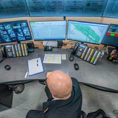 Control Room w Zakładach Górniczych "Lubin"