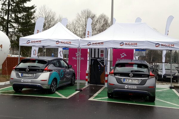 KGHM and TAURON have launched electric car charging point