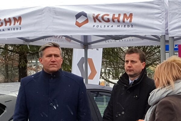 KGHM and TAURON have launched electric car charging point