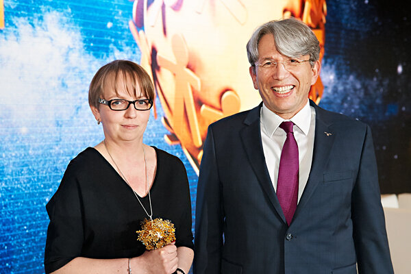 Marta Cydejko and Kajetan Słonina, ‎Managing Director Eastern Europe at Randstad Polska.
