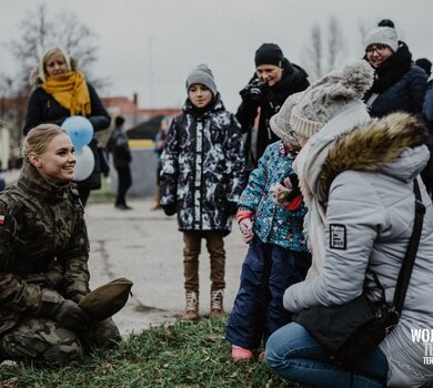 Giżycko - przysięga żołnierzy 4WMBOT