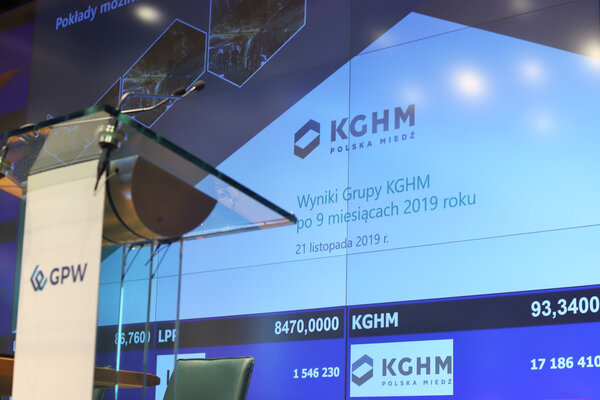 KGHM Group financial results after 3rd Quarter 2019