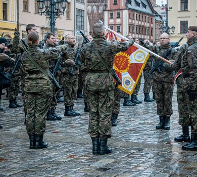 Pierwsza przysięga wojskowa żołnierzy WOT na Dolnym Śląsku