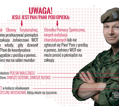 Uwaga, próba wyłudzeń na żołnierza WOT