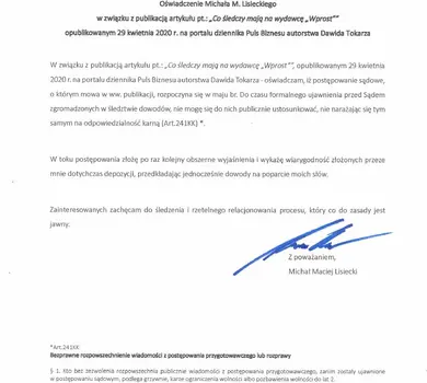 2020.04.30_Oswiadczenie Michała M. Lisieckiego.pdf