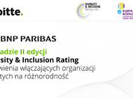 BNP Paribas wśród liderów zarządzania różnorodnością w II edycji Diversity & Inclusion Rating