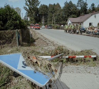 Trzcianka, żołnierze 3 Podkarpackiej Brygady OT wspierają poszkodowanych