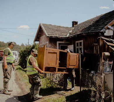 Wsparcie mieszkańców Trzcianicy na Podkarpaciu