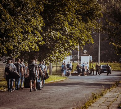 Kazuń. Powołanie do służby w 6 Mazowieckiej Brygadzie OT.