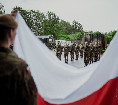 Przysięga żołnierzy 9ŁBOT w Zgierzu