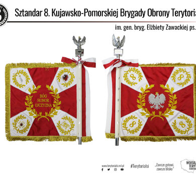 Sztandar 8 Kujawsko - Pomorskiej Brygady OT