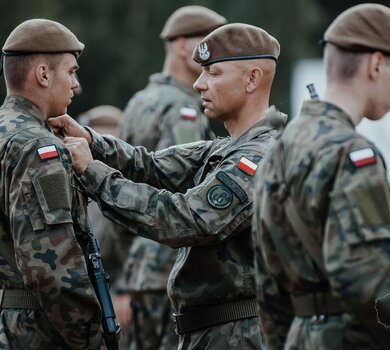 Przysięga żołnierzy 6 Mazowieckiej Brygady OT