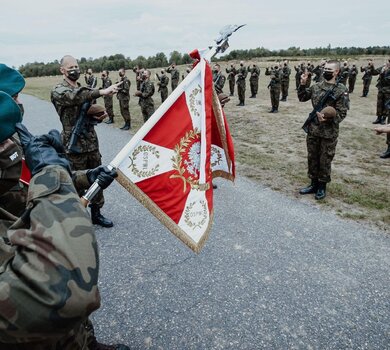 Przysięga żołnierzy 6 Mazowieckiej Brygady OT