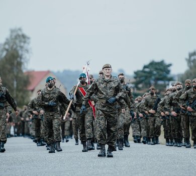 Przysięga żołnierzy 6 Mazowieckiej Brygady OT