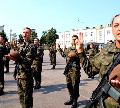 Przysięga podlaskich Terytorilasów