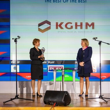 The Vice President (Finance) prof. Katarzyna Kreczmańska-Gigol received the award