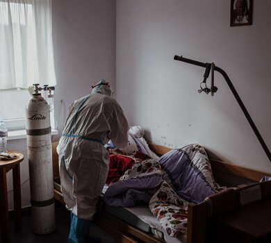 Śląscy Terytorialsi opiekują się podopiecznymi Domu Seniora w Jaworznie