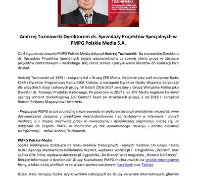 Andrzej Tuzinowski Dyrektorem ds. Sprzedaży Projektów Specjalnych.pdf