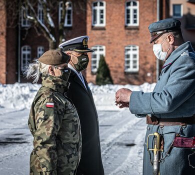 Przysięga żołnierzy 7 Pomorskiej Brygady OT