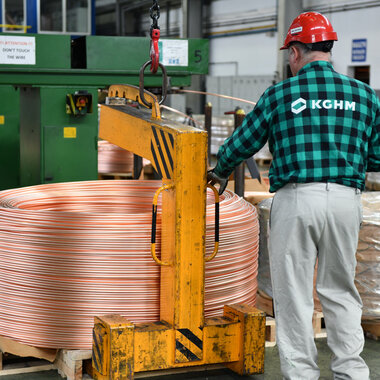 The Cedynia copper wire rod plant