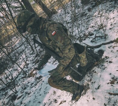 Pętla taktyczna żołnierzy 12 Wielkopolskiej Brygady OT