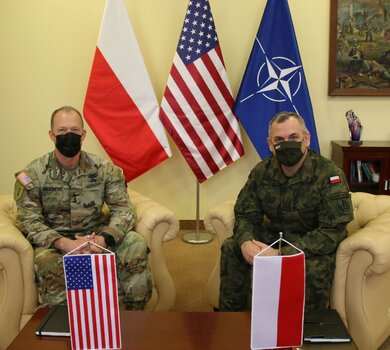 Dowódca V Korpusu U.S. Army z wizytą w Dowództwie WOT