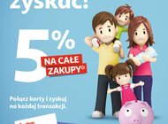 Auchan rozszerza ofertę dla rodzin wielodzietnych.  Konto Skarbonka Dużej Rodziny dla posiadaczy Karty Dużej Rodziny