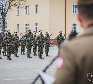 Przysięga wojskowa w 4WMBOT