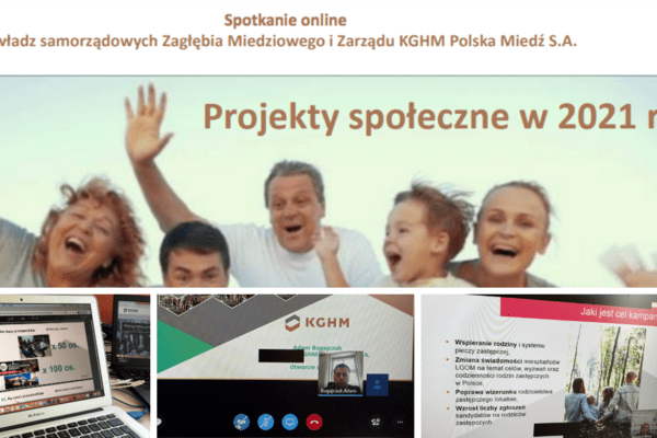 KGHM i samorządy rozwiązują problemy społeczne mieszkańców Zagłębia Miedziowego - spotkanie online