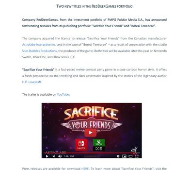 2021 06 21  TWO NEW TITLES IN THE REDDEERGAMES PORTFOLIO