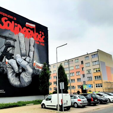 nowe murale w Polkowicach, Lubinie i Głogowie, fot. UM Polkowice