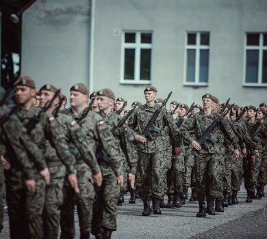 Przysięga wojskowa w Słupsku.