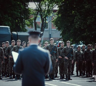 Przysięga wojskowa w Słupsku.